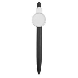 Stylo à bille à <span class=keywords><strong>action</strong></span> par pression en plastique AI-MICH, nouveau modèle promotionnel, badge bouton de 25 mm, <span class=keywords><strong>couleur</strong></span> personnalisée, impression sérigraphique portable - Product Image 1
