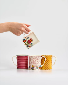 Tasses à café florales en céramique élégantes tasse florale en <span class=keywords><strong>porcelaine</strong></span> <span class=keywords><strong>fine</strong></span> grande tasse de jardin en céramique ajoutant une touche de charme à votre table - Product Image 2