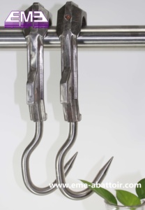 EME <span class=keywords><strong>ganado</strong></span> Bovinos carne polea ganchos carnicero gancho matadero maquinaria para planta procesadora de carne - Product Image 3