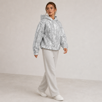 Sweat-shirt à capuche imprimé pour femme Joydressing, coupe décontractée, manches longues, décontracté, pour la vente en gros aux boutiques