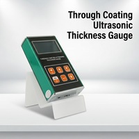 Jauge d'épaisseur ultrasonique haute précision BRK BT-T7 (0,6 % H + 0,05) mm pour métaux/plastiques, modes standard de mesure traversant les couches, Li-ion
