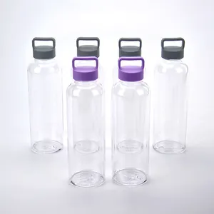 再利用可能なポータブル空き時間マークされた動機再利用可能なvoss水プラスチックボトル0.5