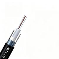 Cable de Fibra Óptica GYXTW Monomodo G652b de 4-24 Hilos, Armado para Exteriores, OEM y ODM, Guangdong