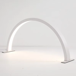 <b>U</b> Shaped Half Moon LED <b>Nail</b> Desk Lamp Eye Protection Beauty Salon Manicure Fill Light Table Lamp - Product Image 1