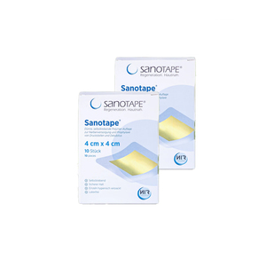 ผ้าพันแผลขั้นสูงขนาด 4 x 4 ซม. สำหรับดูแลแผลเป็น ให้การปกป้องอย่างอ่อนโยน ดูดซับได้ดี และช่วยการฟื้นฟูอย่างมีประสิทธิภาพสำหรับบริเวณผิวที่เสียหาย - Product Image 1