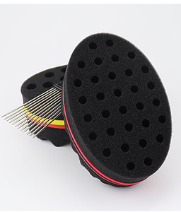 Nouvel arrivage : Éponge à <span class=keywords><strong>dreadlocks</strong></span> double face personnalisable pour cheveux bouclés, idéale pour les hommes noirs - Product Image 6