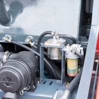 Chargeuse compacte de haute qualité avec commande par joystick, 1564 kg, godet de 0,2 m³, chenilles en caoutchouc pour l'aménagement paysager et l'agriculture