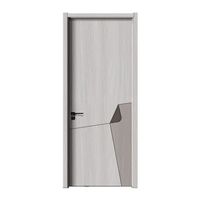 Portes minimalistes en bois massif, étanches et insonorisées pour appartements, hôtels, chambres, salons et usage commercial intérieur en supermarchés