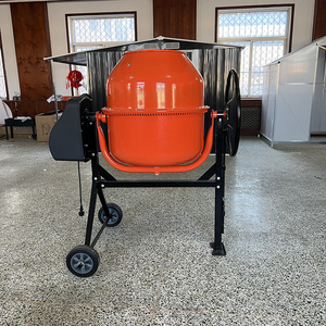 Drum listrik, roda kecil Dorong Tangan ke lokasi konstruksi renovasi semen multifungsi pencampur cepat - Product Image 1