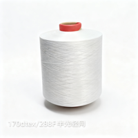Fil fantaisie en polyester brut de qualité AA YoungSurge 100% DTY 150D/288F SD Sim S+Z pour le filage, le tissage, le tricot, la couture, la broderie