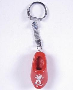 Regalo promocional ideal Regalos publicitarios Llavero de madera Klompen Llavero de zapato de madera - Product Image 2