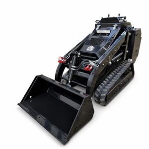 Hot Sale CE EPA Mini Skid Steer Loader V800 Kubota D1105 Engine 420kg RatedLoad With Bucket For Quick Attach For Industrial Usee