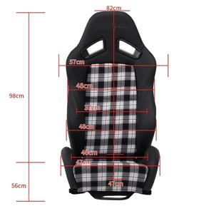 Asiento <span class=keywords><strong>de</strong></span> Carreras Reclinable con Costuras Negras y Respaldo Bordado, <span class=keywords><strong>de</strong></span> Fibra <span class=keywords><strong>de</strong></span> Carbono - Product Image 4