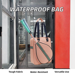 Sac de sport personnalisé pour femmes, imperméable, 30-40L, pour raquettes de badminton et de tennis, en toile, à bandoulière, pour activités de plein air et fitness - Product Image 2