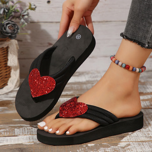 NUEVAS Sandalias KJ 2027 para el Verano de 2025, <span class=keywords><strong>Chanclas</strong></span> Versátiles <span class=keywords><strong>con</strong></span> Plataforma y Tacón de Cuña para Mujer, Calzado Sencillo para Vacaciones en la <span class=keywords><strong>Playa</strong></span> - Product Image 1