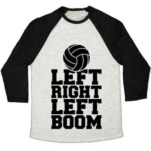 Maglietta da baseball unisex Tri-Blend Left, Right, Left, Boom - Product Image 5