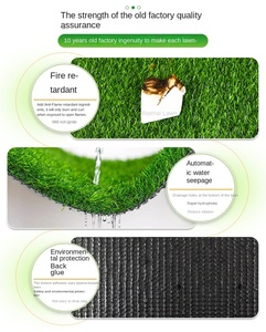 <span class=keywords><strong>Gazon</strong></span> <span class=keywords><strong>artificiel</strong></span> BC Grass 12 mm PE+KDK pour terrains de tennis/golf, surface sportive extérieure - résistant au feu et imperméable, tapis de frappe pour le golf - Product Image 5