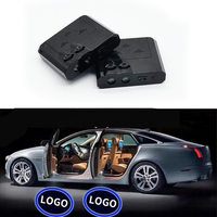 Logo personnalisé en gros double projecteur LED lumière d'accueil de porte de voiture nouvel état sans fil à induction accessoires de voiture décoratifs