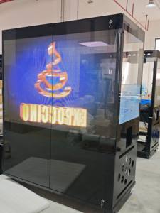 EXPOCCINO Distributeur automatique de café futuriste et machine publicitaire LED avec fonction SDK, refroidissement thermoélectrique, capacité personnalisable - Product Image 6