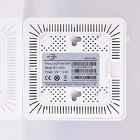 Equipo de fibra óptica 1GE Pon SFP Onu Epon 123er con conectores RJ45 SC APC Fuente de alimentación de 12V utilizada para red FTTH OLT