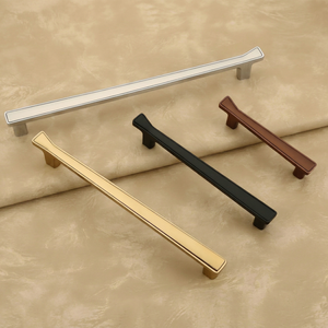 Luxury Rectangle Inlay Furniture <b>Pulls</b> T Bar Cabinet Knobs and Handles Heavy Duty Dresser <b>Drawer</b> <b>Pulls</b> Wardrobe Hardware - Product Image 1