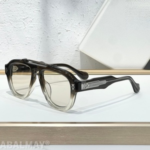 T-HE DINO 53-20 Lunettes de soleil de haute qualité pour hommes et femmes, lunettes de soleil de créateur, style punk classique, luxe, acétate, titane, UV400, avec boîte - Product Image 2