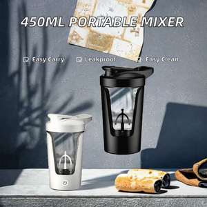 450ml USB Sızdırmaz Elektrikli Karıştırma Kabı Taşınabilir Protein Tozu <span class=keywords><strong>Shaker</strong></span> Şişesi Seyahat Ev Dışı Mekan Mutfak Gereçleri için - Product Image 5