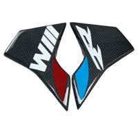 Carénage Moto Complet en Fibre de Carbone Modifié Carbon Art Nouveau 2024 pour S/M1000RR Version Thunder, avec Aile Fixe Avant et Garde-Boue