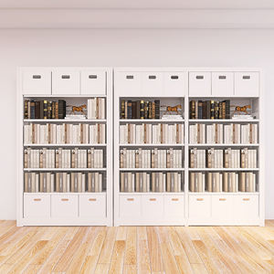 Estantería de hierro y Metal para biblioteca en casa, estante de almacenamiento de suelo multicapa para libros de imágenes para niños, estantería para sala de estar - Product Image 5