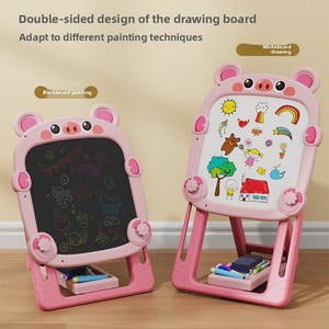 Tableau de dessin pliable en plastique magnétique double face noir et blanc pour enfants, pour stimuler l'intérêt pour la <span class=keywords><strong>peinture</strong></span> - Product Image 4