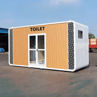 Toilettes portables d'extérieur MEIERJIE, écologiques, durables, en tôle galvanisée, installation facile pour appartements, lieux publics et hôtels