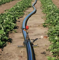 Rollo de Tubería de Riego en Espiral de HDPE Negro de 16-30 mm con una Vida Útil de Más de 50 Años para Suministro de Agua en Jardines
