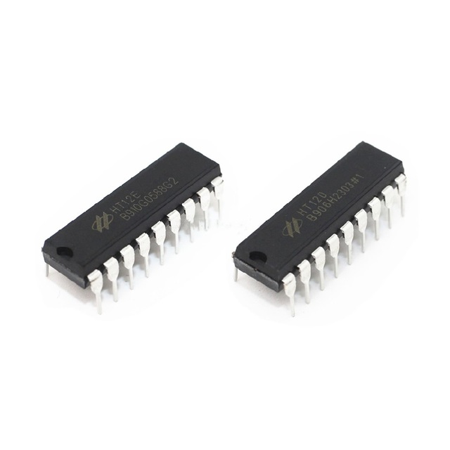 In stock HT12D DIP-18 IR receiver HT12E ic chips rf transmitter ht-12e ht-12d ic supplier price