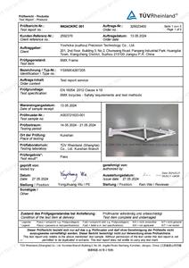 Nueva Llegada Yoshoka Junior Racing BMX18.5 Pulgadas toptube Marco de Aleación de Aluminio Bicicleta con Disco o Freno D & V Stunt Bicicleta - Product Image 6