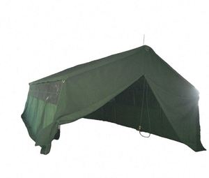 Meilleure tente de camping robuste 4 saisons, imperméable, en toile, vert armée, une chambre, pour 30 personnes, disponible en différentes tailles - Product Image 2