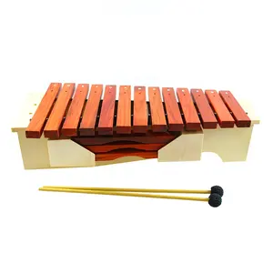 Wood Percussion Instruments Professional Percussion Instrument Educational Wooden Xylophone With Wood Keys