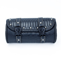 Nouvelles sacoches de moto imperméables en cuir à motif crocodile, à dégagement rapide, avant/arrière, mini sacoche, petite trousse à outils, électrique 9