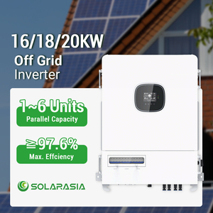 Sistema Solar Fuera de Red Versión Europea 16kw 18kw 20kw, Mejor Onda Sinusoidal Pura Trifásica con Registrador Wifi - Product Image 4