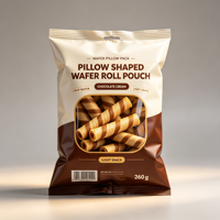 Sachet Doypack personnalisé en PE de qualité alimentaire, forme spéciale, avec fermeture éclair, pour gel sportif, assaisonnement, petit format