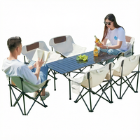 Chaise de jardin pliable rembourrée surdimensionnée en acier inoxydable - Mobilier d'extérieur portable, durable et écologique pour le camping et la randonnée