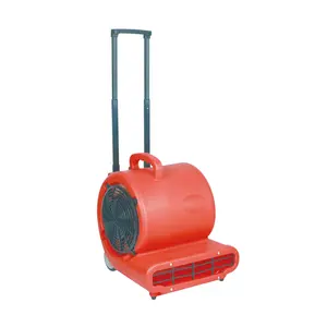 three-speed electric portable carpet air mover restoration/cleaning/drying floor drying storm fan blower with pull rod wheels