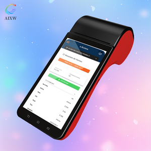 Aixw Android 11.0 POS thiết bị đầu cuối 4 gam cầm tay <span class=keywords><strong>PDA</strong></span> Máy in hóa đơn máy ảnh 5M Wifi/GPS/BT/4 gam Mạng đầy đủ kết nối giao diện USB - Product Image 1