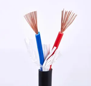Metre başına 2.5mm tel fiyat 3 çekirdek 4mm PVC bakır mekanik kontrol kablosu