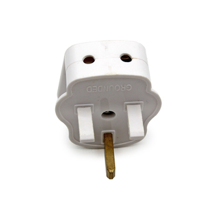 Hot bán phổ nối du lịch nối đất Trắng ổ cắm ba prong điện chuyển đổi cắm adapter với mặt đất - Product Image 3