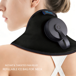 Borsa Ghiaccio Leggera Pieghevole Antiperdita Riutilizzabile Ricaricabile Istantaneamente 49x28cm per Sollievo dal Dolore a Collo, Spalle e Schiena, Impacco Caldo/Freddo Antistress - Product Image 1