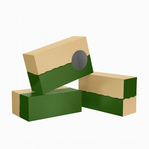 Custom fustellato forniture stampate trasparenti Kraft alla rinfusa con sapone per finestre scatole di imballaggio per fatti in casa - Product Image 3