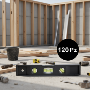 Torpedo <b>Level</b> 3 Bubbles 120 Pz Professional Construction Tool - Product Image 2