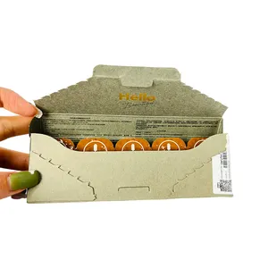 Customized Design Biodegradable Eye Lenses Packaging Recoverable Colored Eye-contact Packing Kraft Paper Boxes