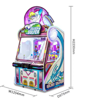 Jeu de golf à pièces Golden Golfer, machine de loterie de haute qualité pour les enfants et les adultes