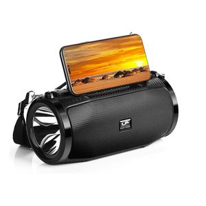 LP-V23SUN ngoài trời không dây di động năng lượng mặt trời sạc Stereo woofer Bass Loa đèn pin USB TF FM Aux BT năng lượng mặt trời loa - Product Image 2